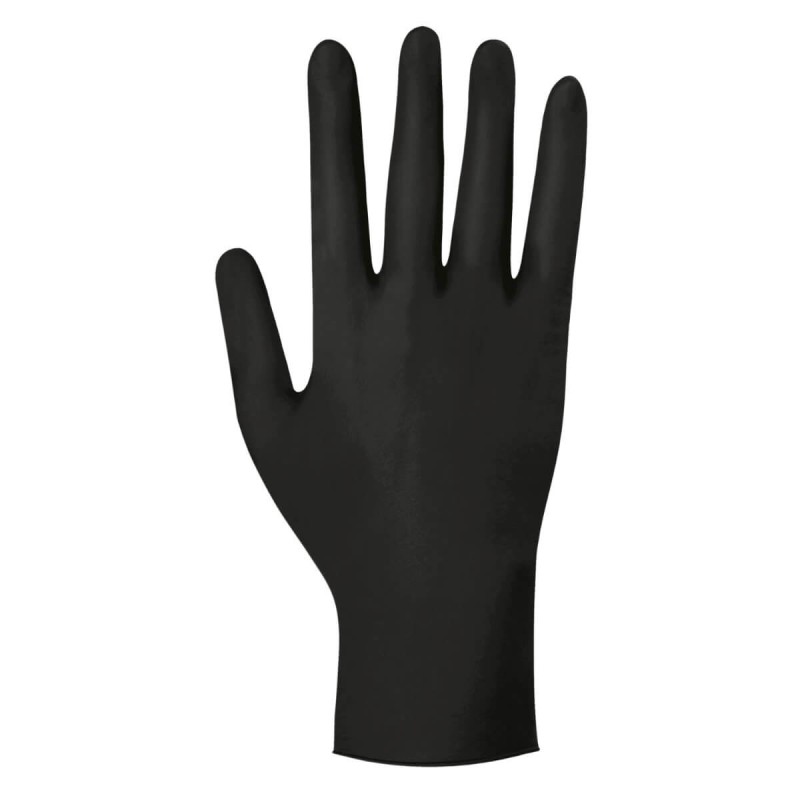 GANT NITRILE NOIR - NON POUDRE - M - BOITE DE 100 - COLIS DE 10