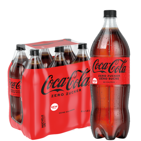 COCA-COLA ZERO - 1.5L - PACK DE 6